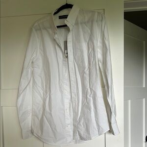 Everlane Uniform Mens Medium Slim Fit Japanese Oxford in White